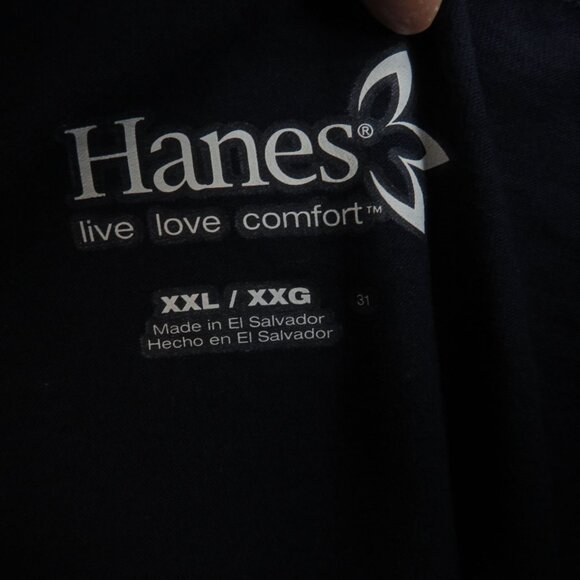 Hanes Navy Blue Womens Lounge Shorts XXL Elastic Drawstring Waist NWOT - Picture 3 of 5